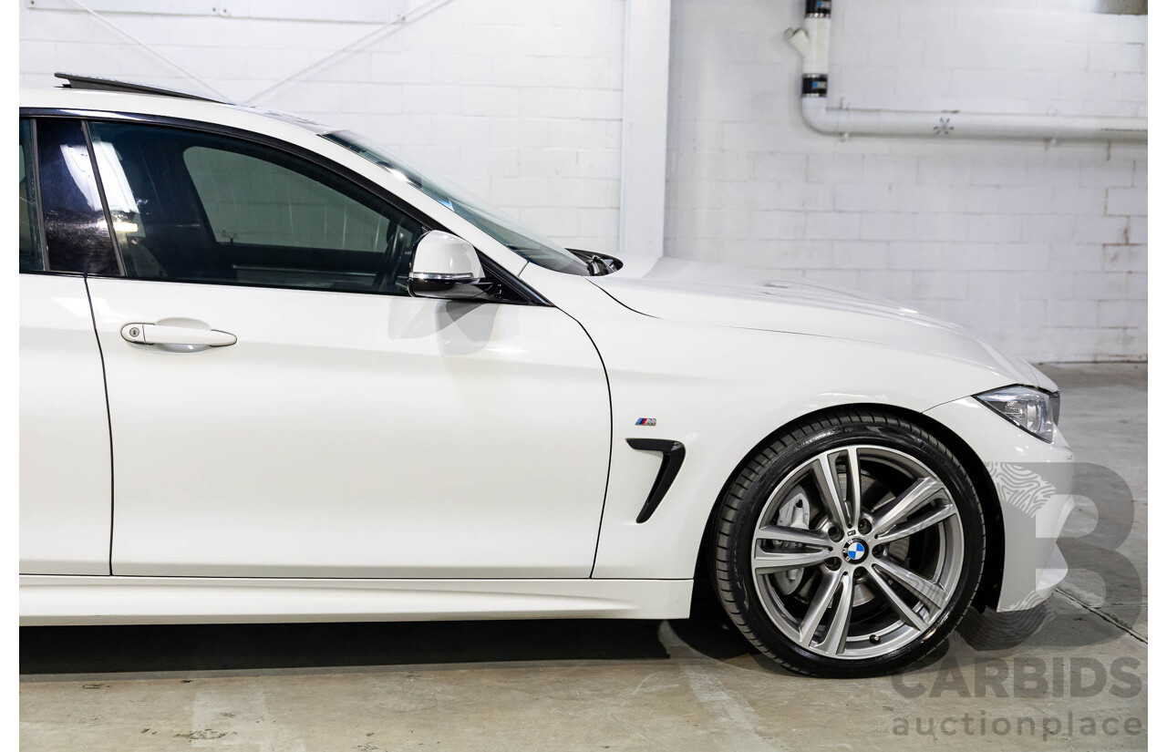 1/2015 BMW 435i Gran Coupe M Sport F36 MY15 5d Coupe Alpine White Turbo 3.0L