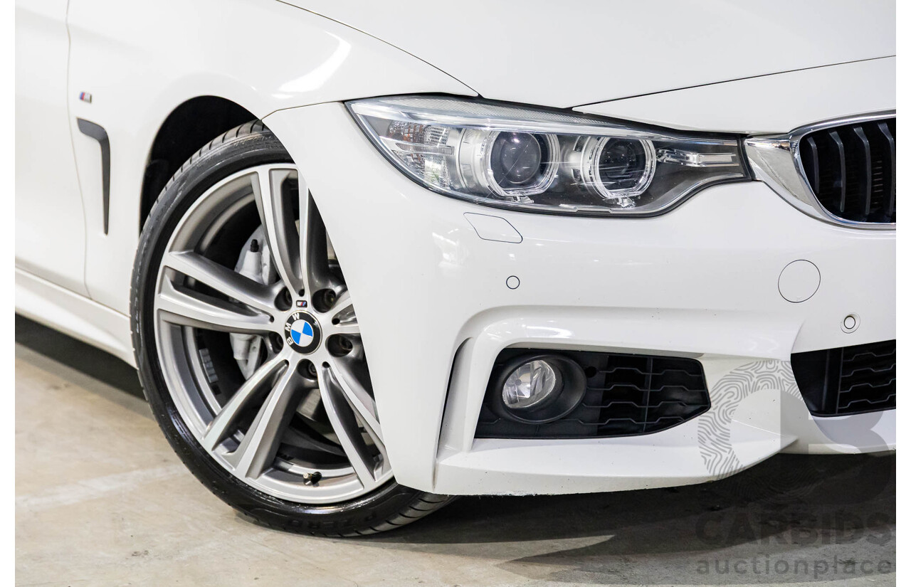 1/2015 BMW 435i Gran Coupe M Sport F36 MY15 5d Coupe Alpine White Turbo 3.0L