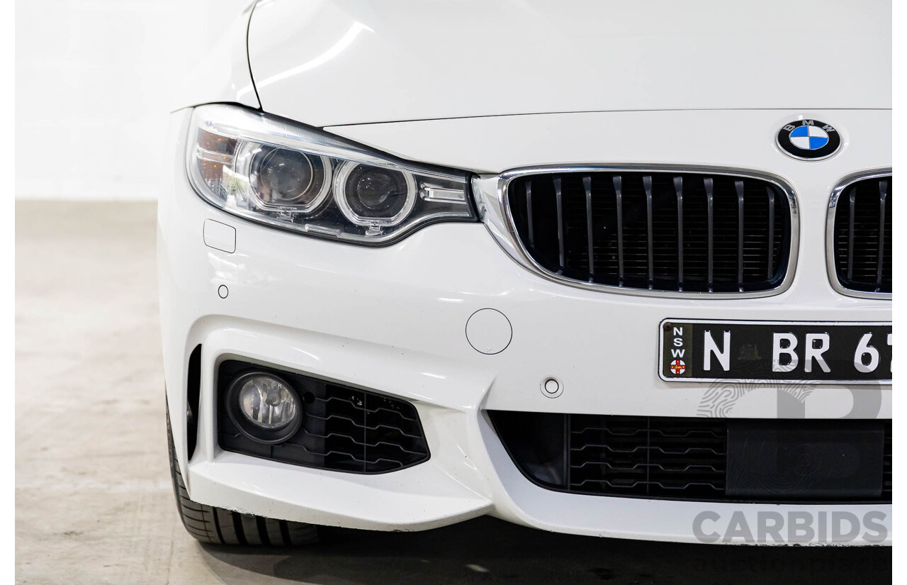 1/2015 BMW 435i Gran Coupe M Sport F36 MY15 5d Coupe Alpine White Turbo 3.0L