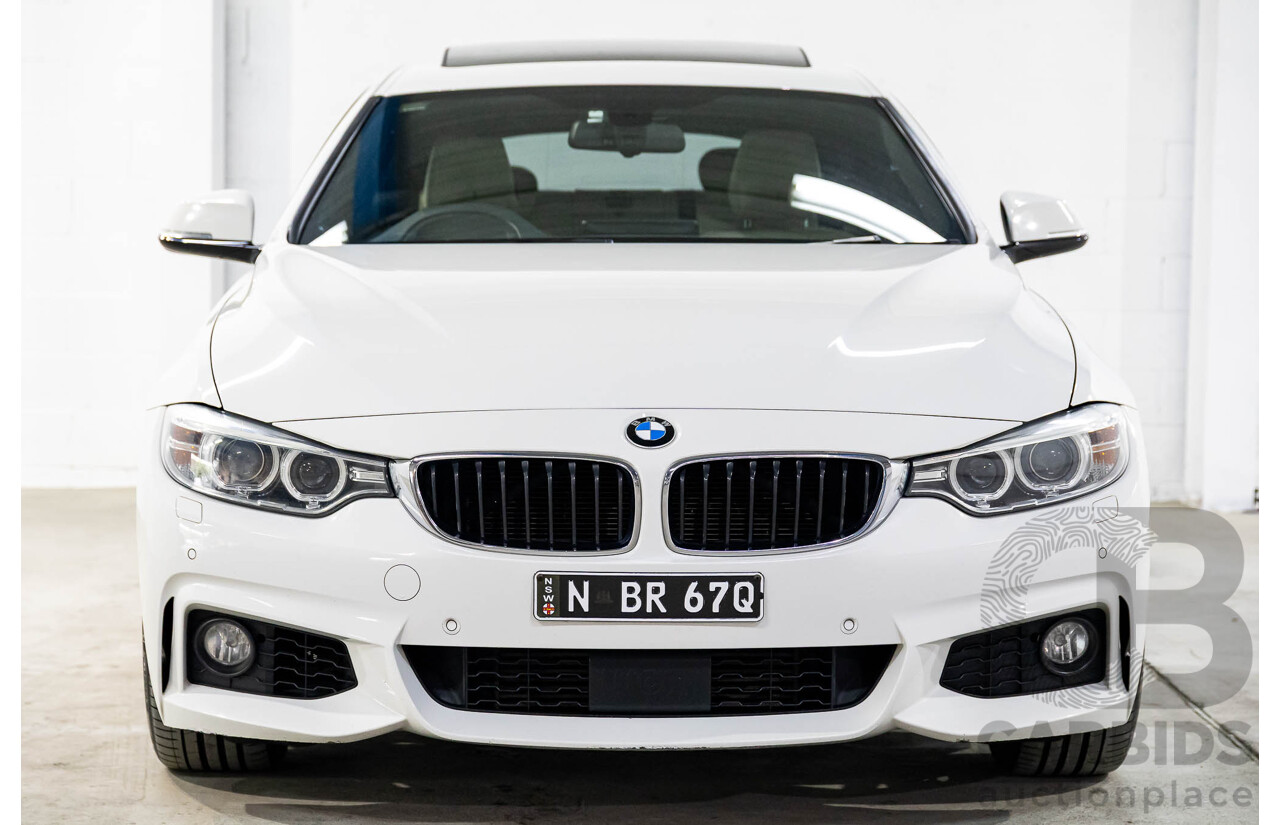 1/2015 BMW 435i Gran Coupe M Sport F36 MY15 5d Coupe Alpine White Turbo 3.0L
