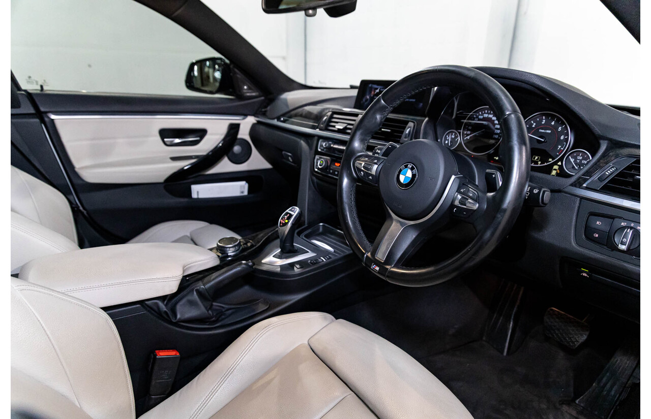 1/2015 BMW 435i Gran Coupe M Sport F36 MY15 5d Coupe Alpine White Turbo 3.0L