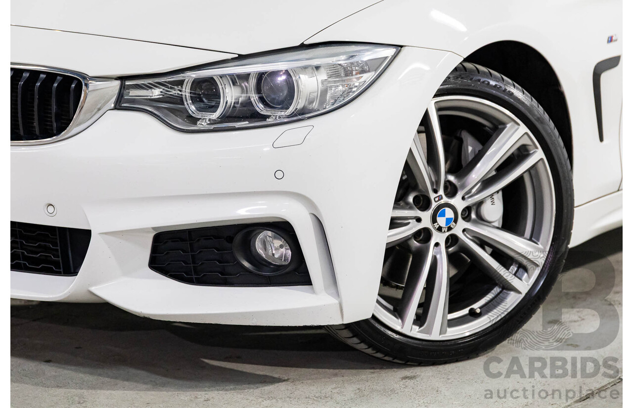 1/2015 BMW 435i Gran Coupe M Sport F36 MY15 5d Coupe Alpine White Turbo 3.0L