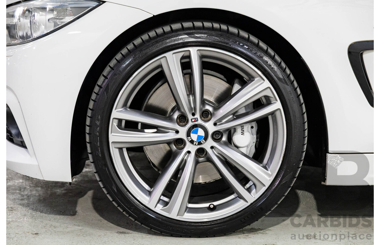 1/2015 BMW 435i Gran Coupe M Sport F36 MY15 5d Coupe Alpine White Turbo 3.0L