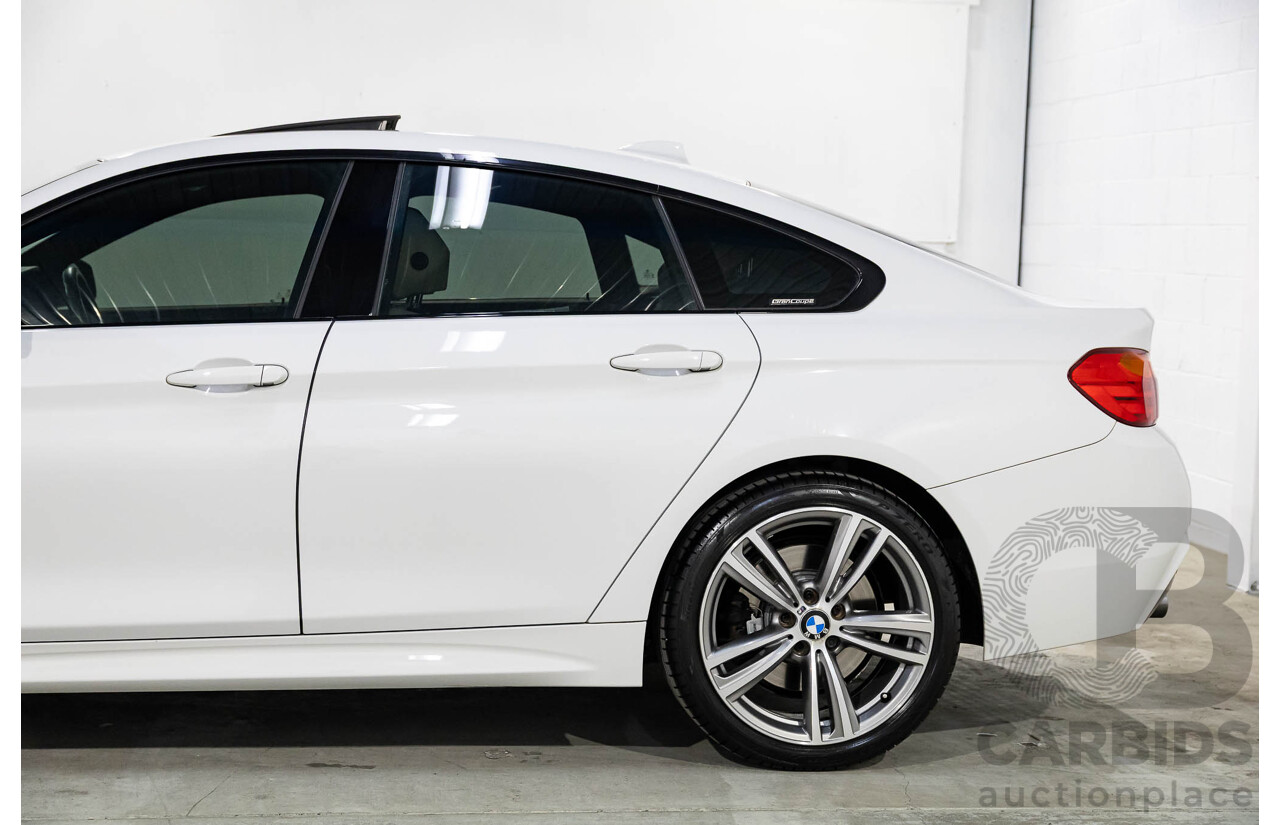 1/2015 BMW 435i Gran Coupe M Sport F36 MY15 5d Coupe Alpine White Turbo 3.0L