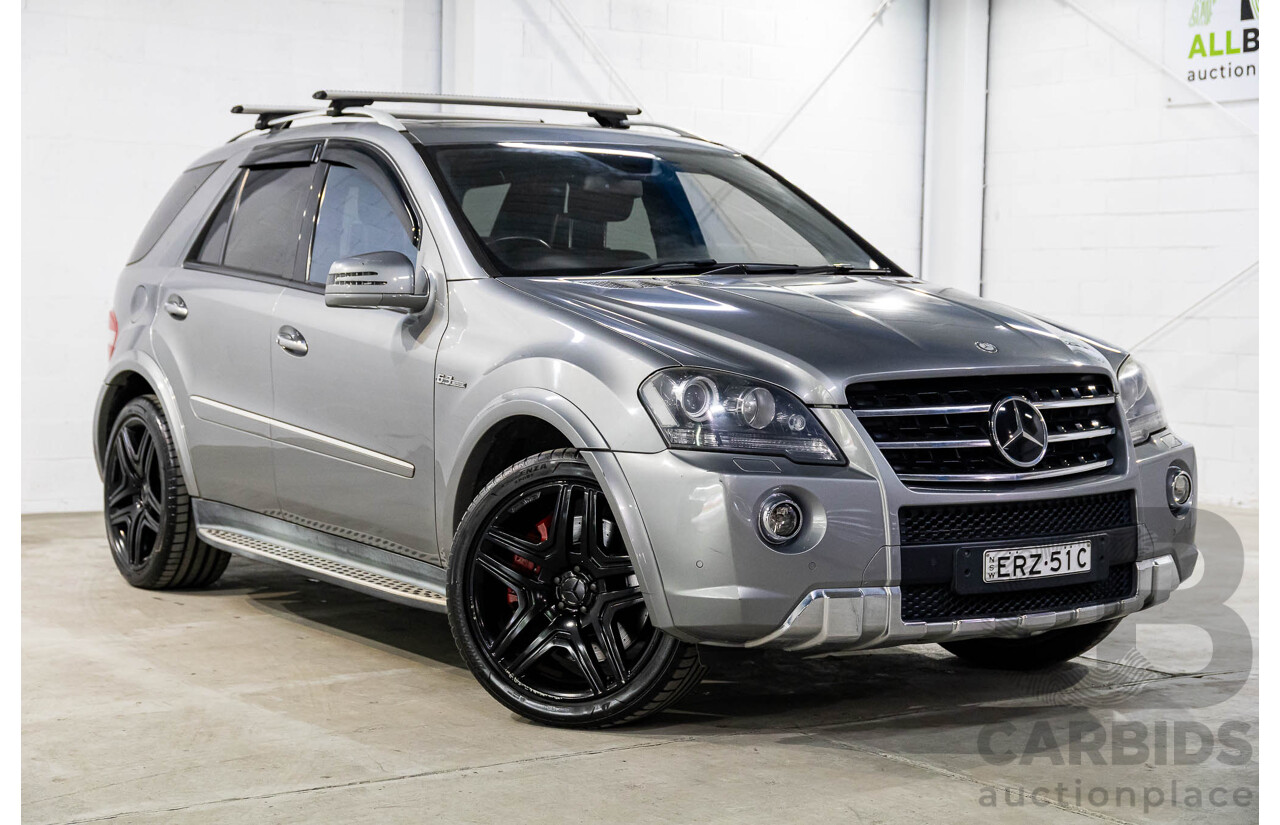 12/2010 Mercedes-Benz ML 63 AMG (4x4) W164 09 UPGRADE 4d Wagon Palladium Silver Metallic V8 6.2L