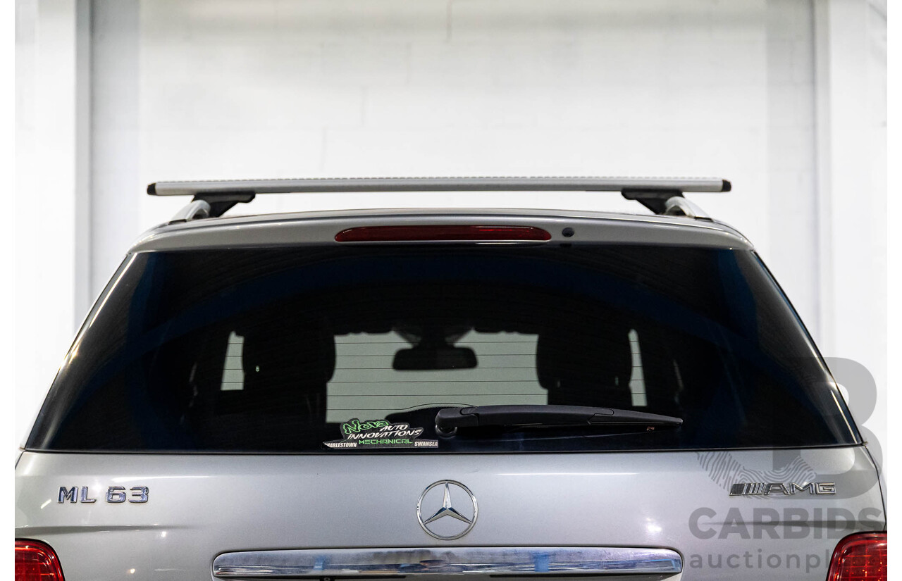 12/2010 Mercedes-Benz ML 63 AMG (4x4) W164 09 UPGRADE 4d Wagon Palladium Silver Metallic V8 6.2L