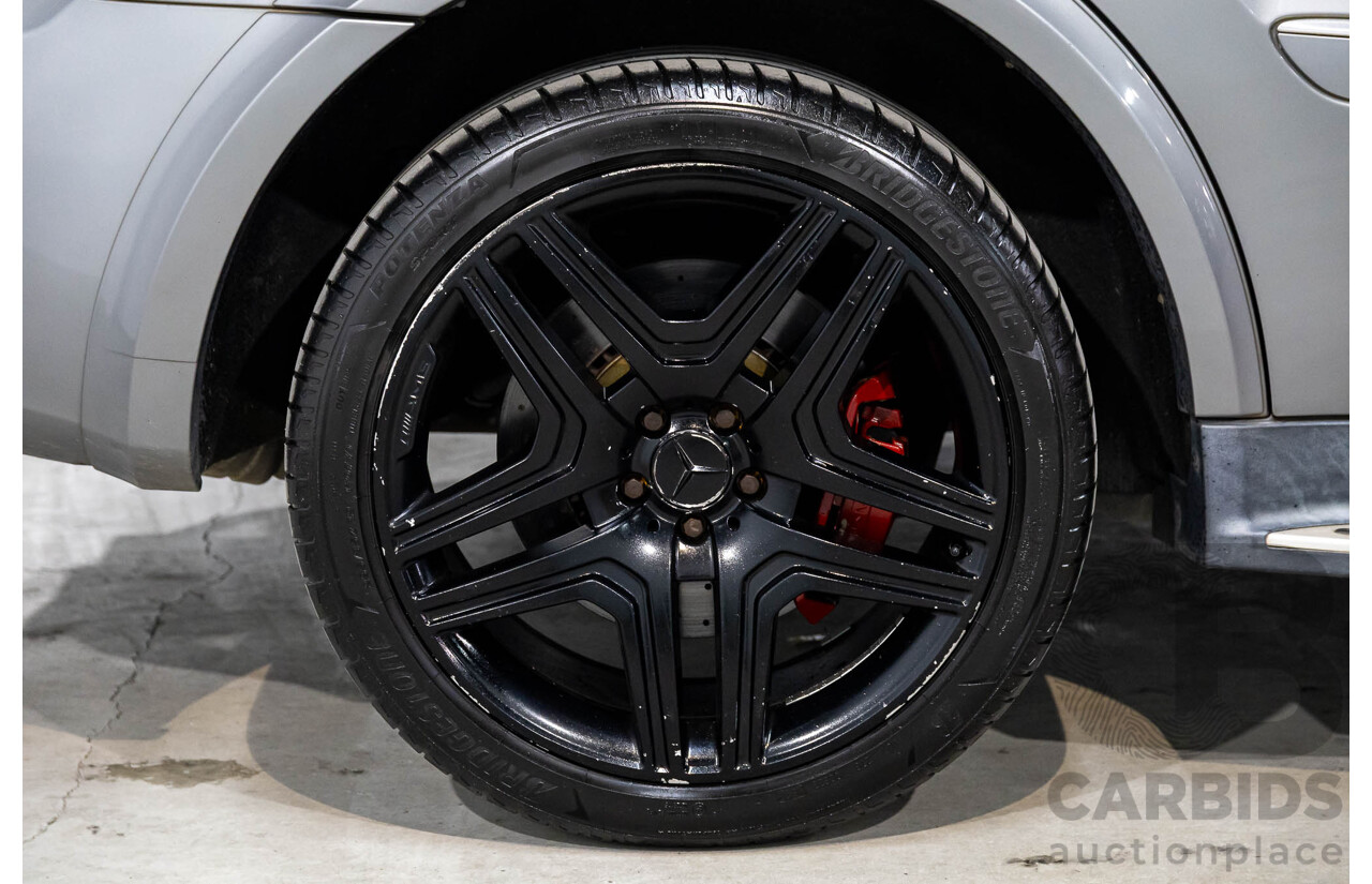 12/2010 Mercedes-Benz ML 63 AMG (4x4) W164 09 UPGRADE 4d Wagon Palladium Silver Metallic V8 6.2L