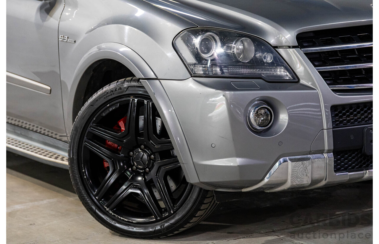 12/2010 Mercedes-Benz ML 63 AMG (4x4) W164 09 UPGRADE 4d Wagon Palladium Silver Metallic V8 6.2L