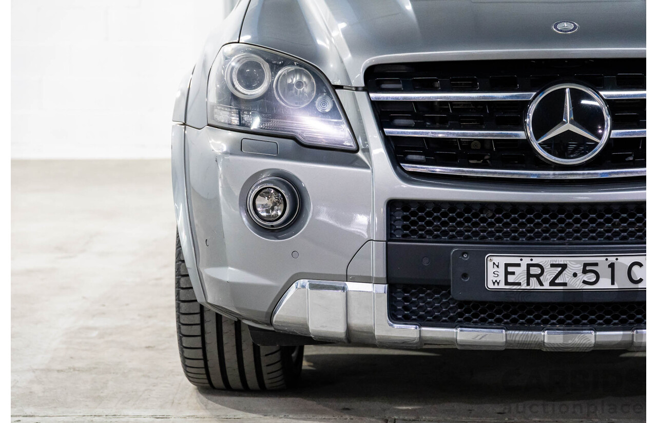 12/2010 Mercedes-Benz ML 63 AMG (4x4) W164 09 UPGRADE 4d Wagon Palladium Silver Metallic V8 6.2L