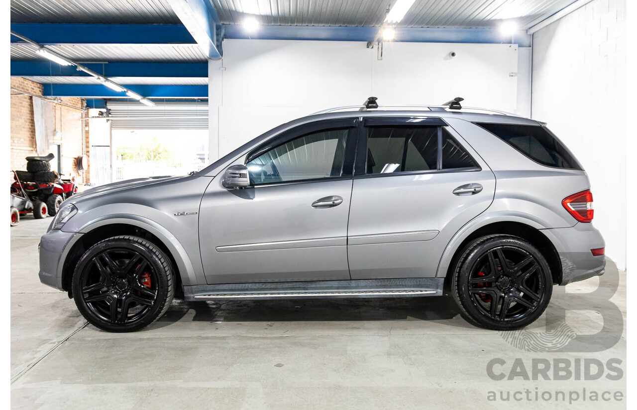 12/2010 Mercedes-Benz ML 63 AMG (4x4) W164 09 UPGRADE 4d Wagon Palladium Silver Metallic V8 6.2L