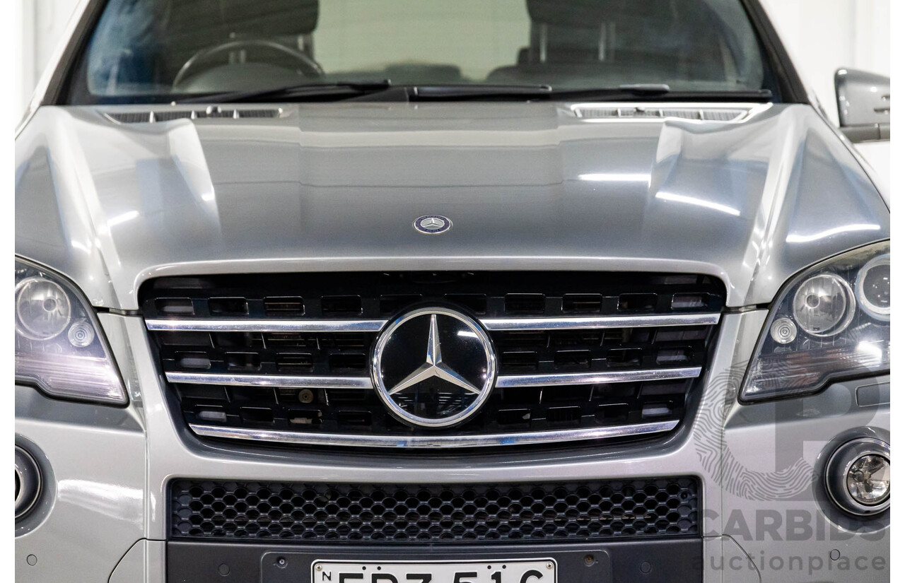 12/2010 Mercedes-Benz ML 63 AMG (4x4) W164 09 UPGRADE 4d Wagon Palladium Silver Metallic V8 6.2L