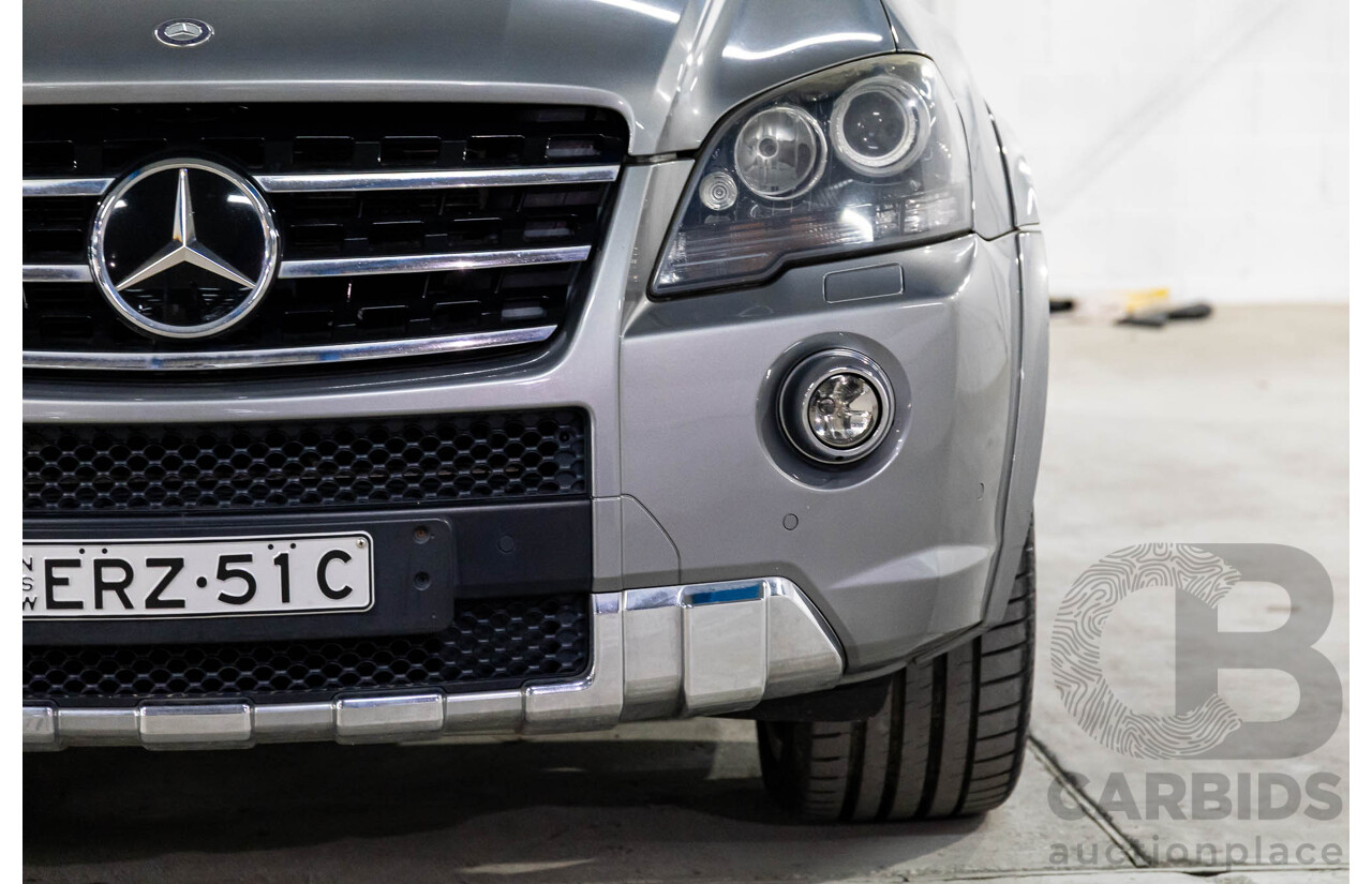 12/2010 Mercedes-Benz ML 63 AMG (4x4) W164 09 UPGRADE 4d Wagon Palladium Silver Metallic V8 6.2L