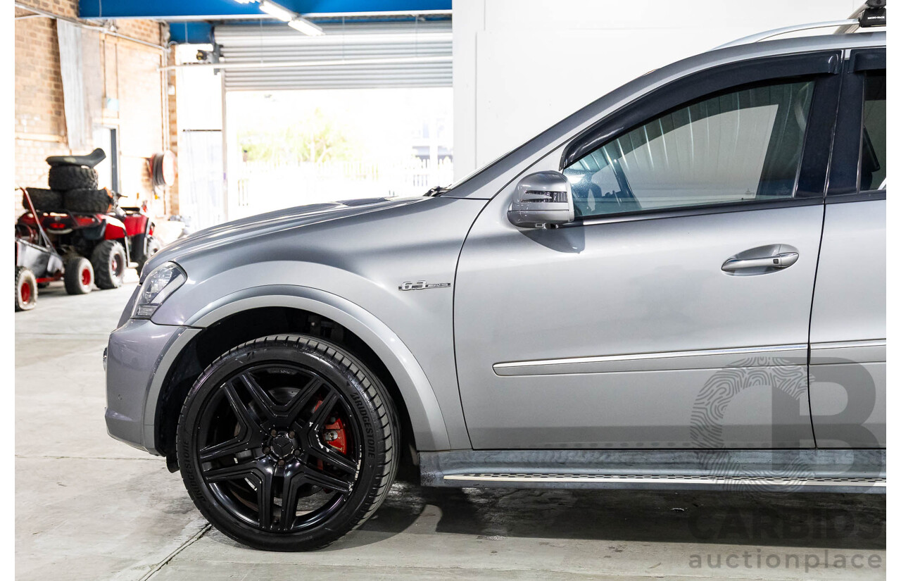 12/2010 Mercedes-Benz ML 63 AMG (4x4) W164 09 UPGRADE 4d Wagon Palladium Silver Metallic V8 6.2L