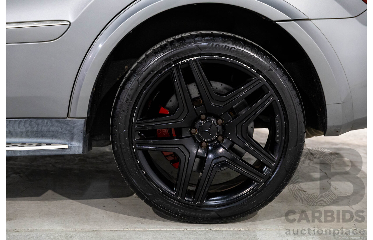 12/2010 Mercedes-Benz ML 63 AMG (4x4) W164 09 UPGRADE 4d Wagon Palladium Silver Metallic V8 6.2L
