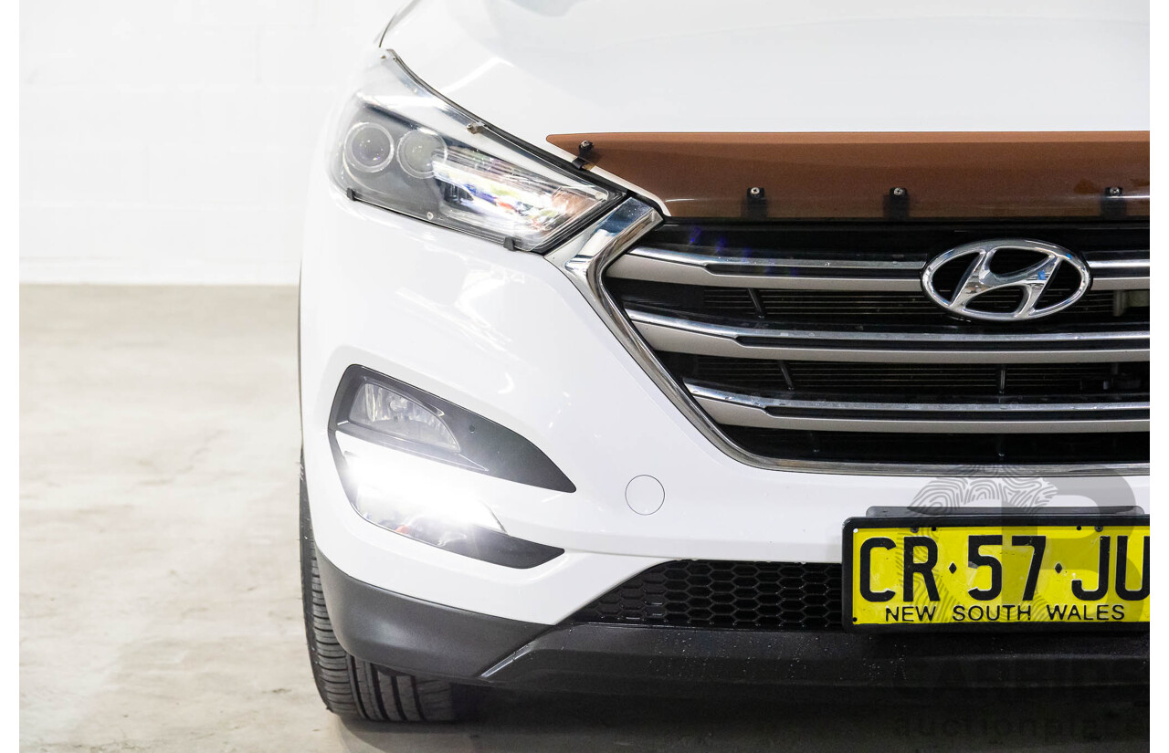 03/2016 Hyundai Tucson Elite R-Series (AWD) TLE 4d Wagon Polar White Turbo Diesel 2.0L