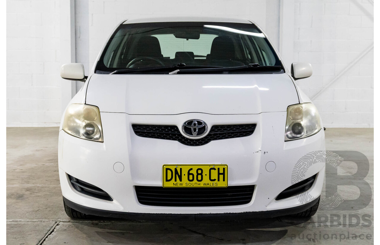 3/2009 Toyota Corolla Ascent ZRE152R 4d Sedan Glacier White 1.8L