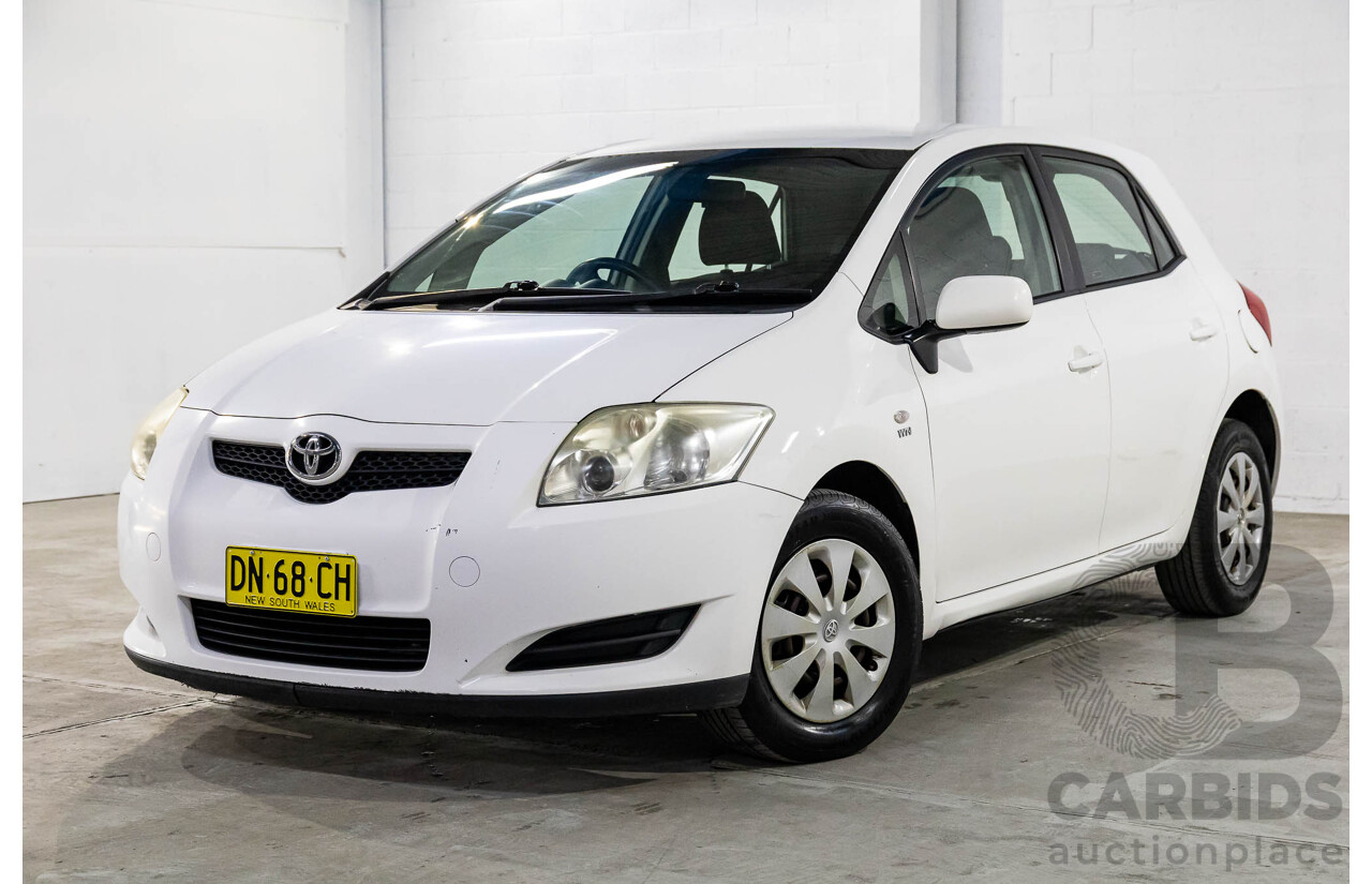 3/2009 Toyota Corolla Ascent ZRE152R 4d Sedan Glacier White 1.8L