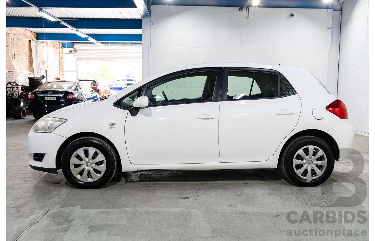 3/2009 Toyota Corolla Ascent ZRE152R 4d Sedan Glacier White 1.8L