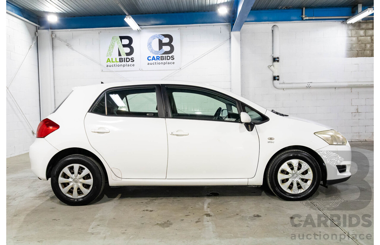 3/2009 Toyota Corolla Ascent ZRE152R 4d Sedan Glacier White 1.8L