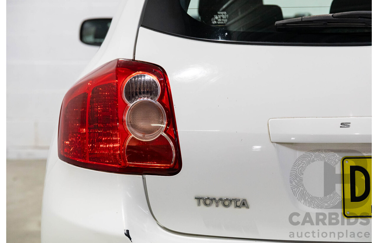 3/2009 Toyota Corolla Ascent ZRE152R 4d Sedan Glacier White 1.8L