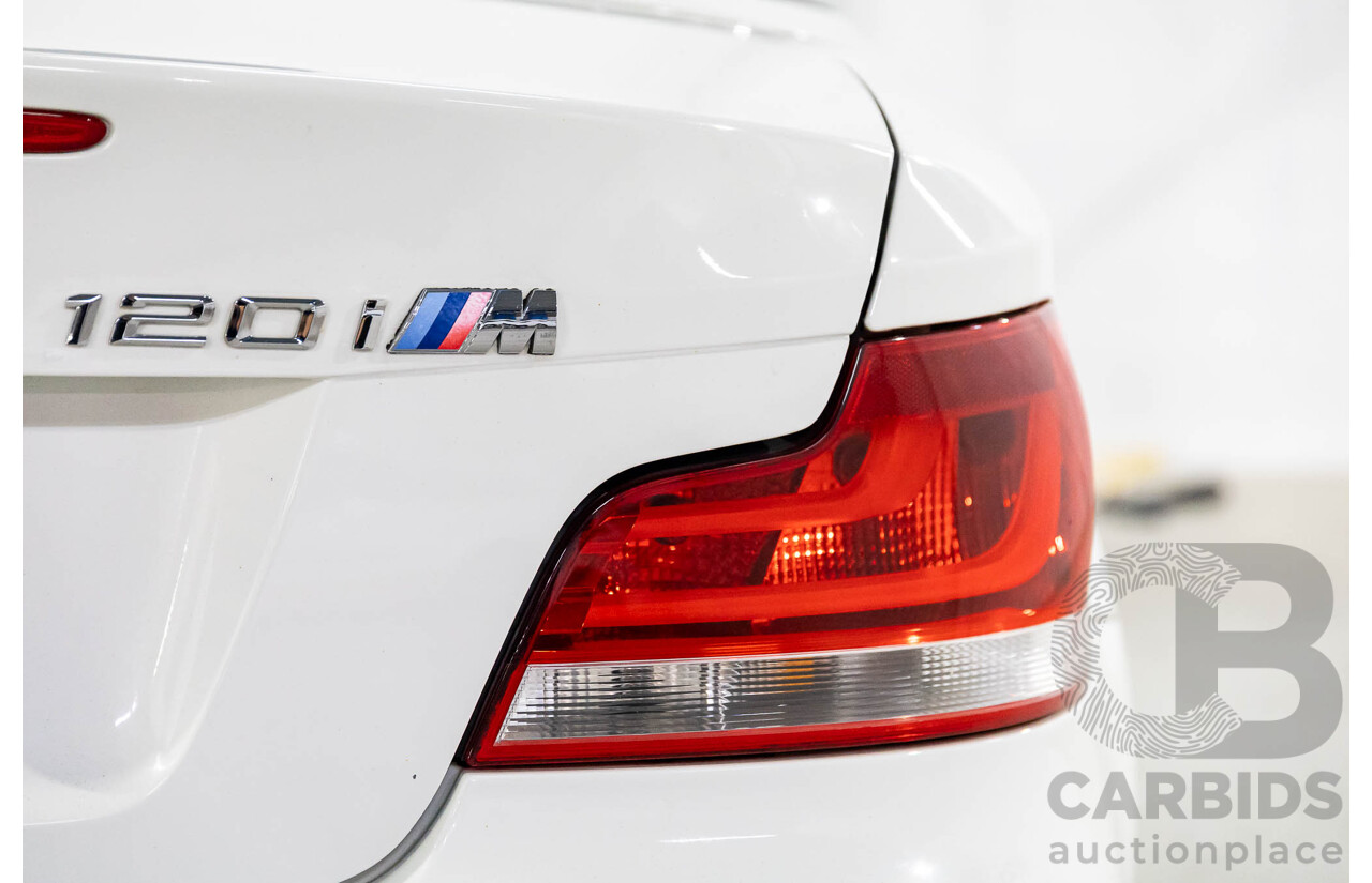 1/2014 BMW 120i M Sport E88 MY13 Update 2d Convertible Alpine White 2.0L