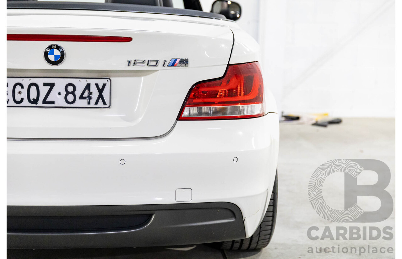 1/2014 BMW 120i M Sport E88 MY13 Update 2d Convertible Alpine White 2.0L