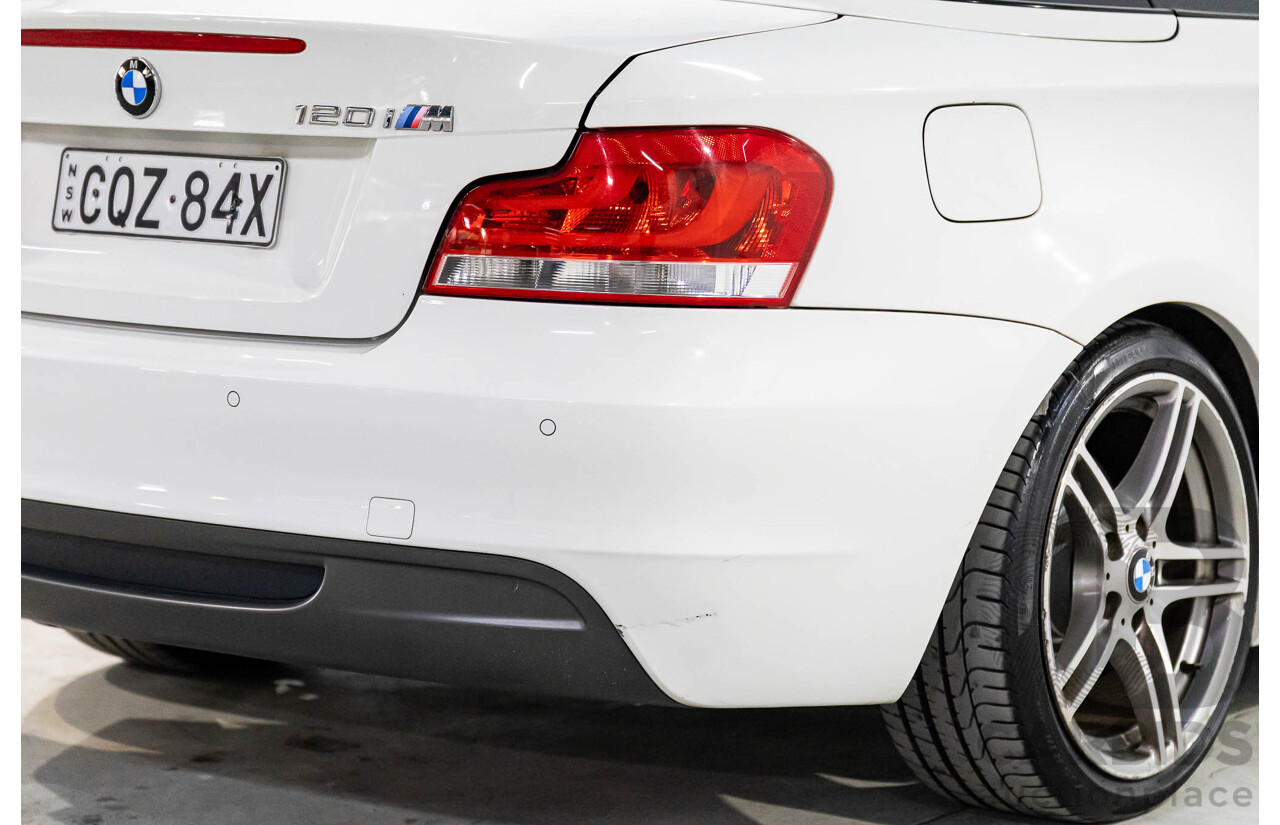 1/2014 BMW 120i M Sport E88 MY13 Update 2d Convertible Alpine White 2.0L