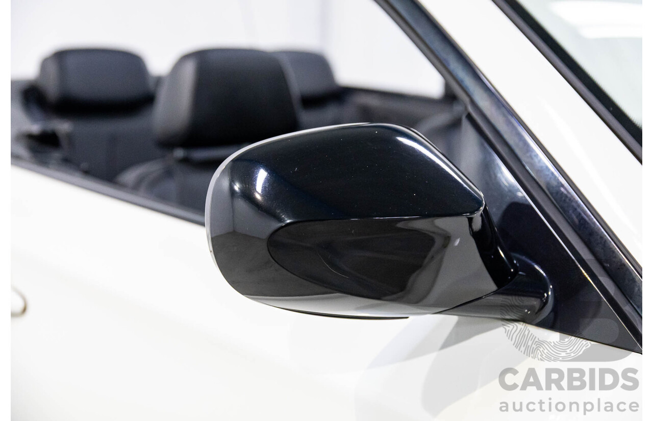 1/2014 BMW 120i M Sport E88 MY13 Update 2d Convertible Alpine White 2.0L