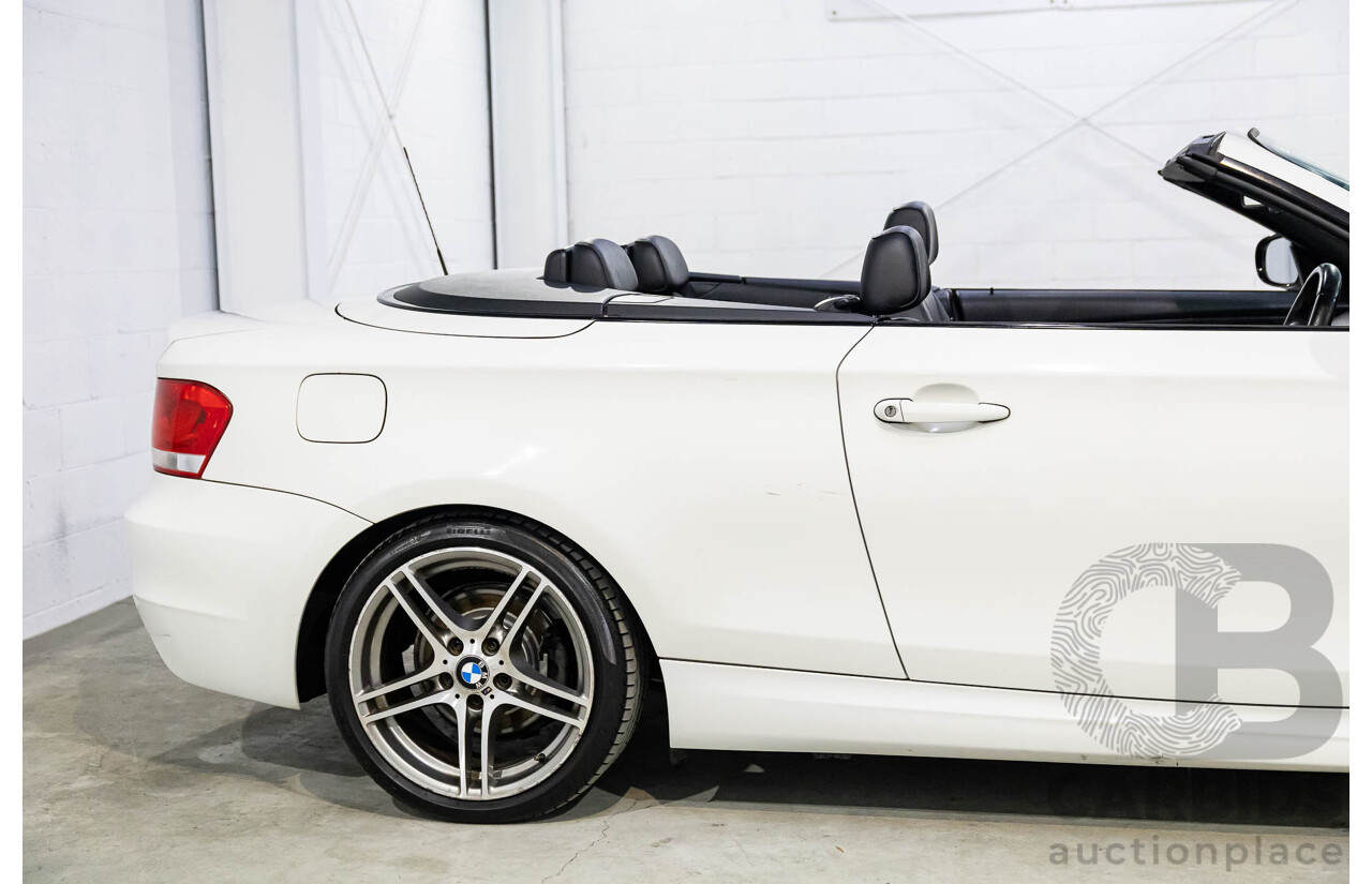 1/2014 BMW 120i M Sport E88 MY13 Update 2d Convertible Alpine White 2.0L