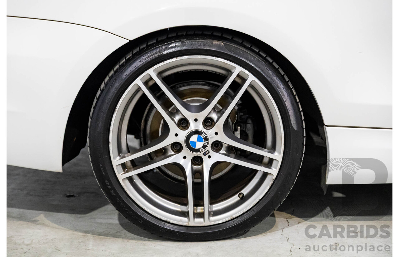 1/2014 BMW 120i M Sport E88 MY13 Update 2d Convertible Alpine White 2.0L