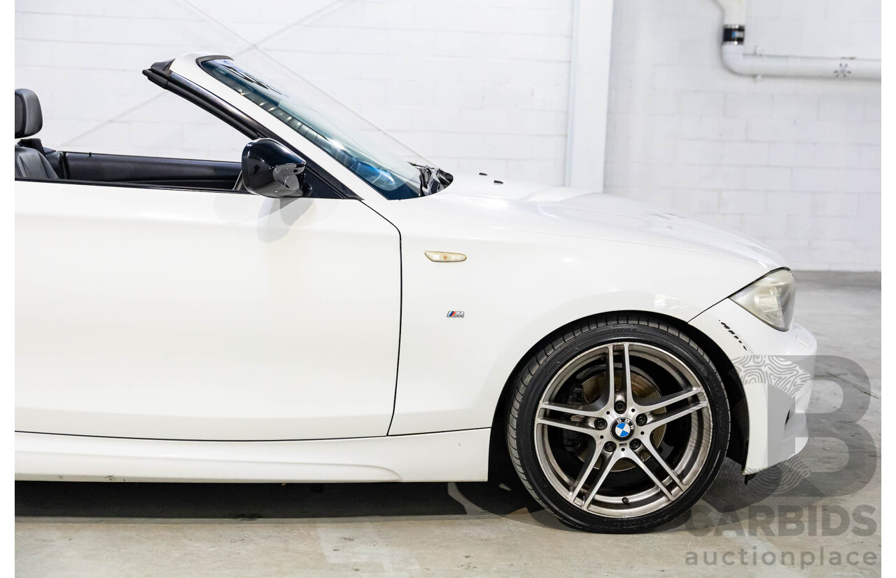 1/2014 BMW 120i M Sport E88 MY13 Update 2d Convertible Alpine White 2.0L