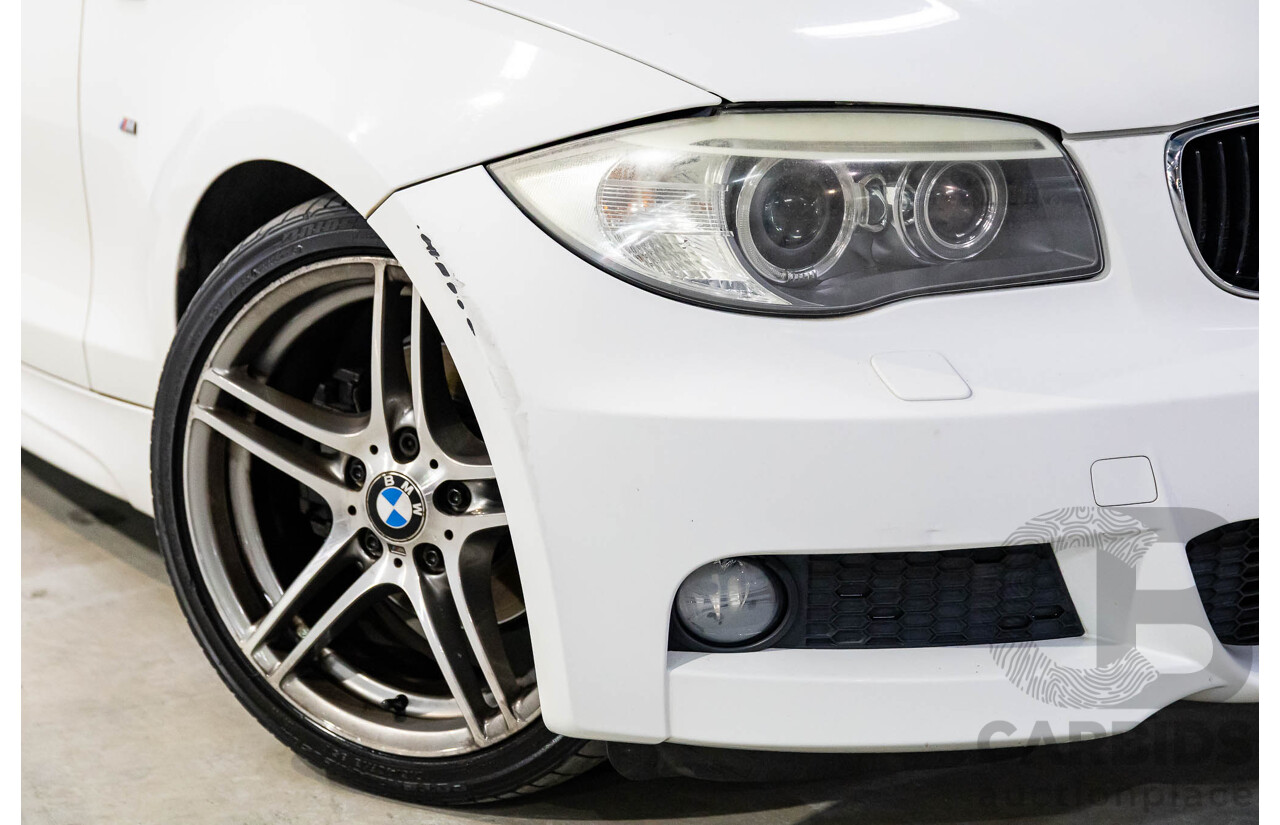 1/2014 BMW 120i M Sport E88 MY13 Update 2d Convertible Alpine White 2.0L