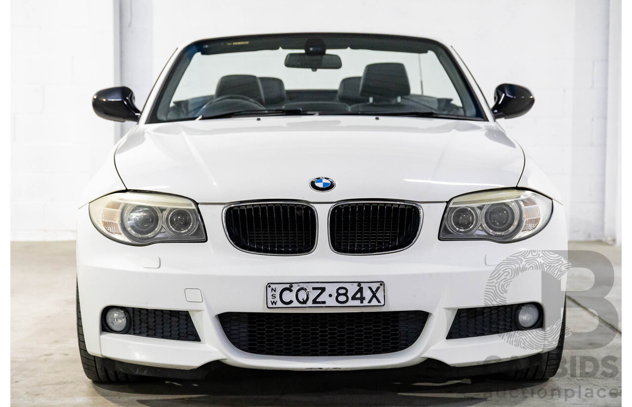 1/2014 BMW 120i M Sport E88 MY13 Update 2d Convertible Alpine White 2.0L