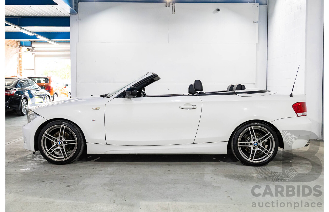 1/2014 BMW 120i M Sport E88 MY13 Update 2d Convertible Alpine White 2.0L