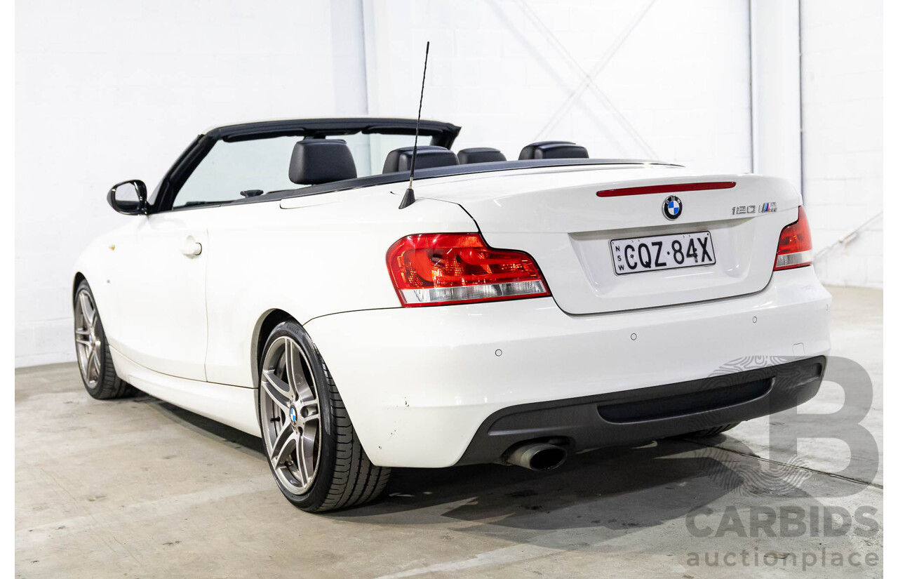 1/2014 BMW 120i M Sport E88 MY13 Update 2d Convertible Alpine White 2.0L