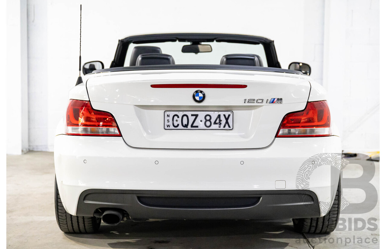 1/2014 BMW 120i M Sport E88 MY13 Update 2d Convertible Alpine White 2.0L