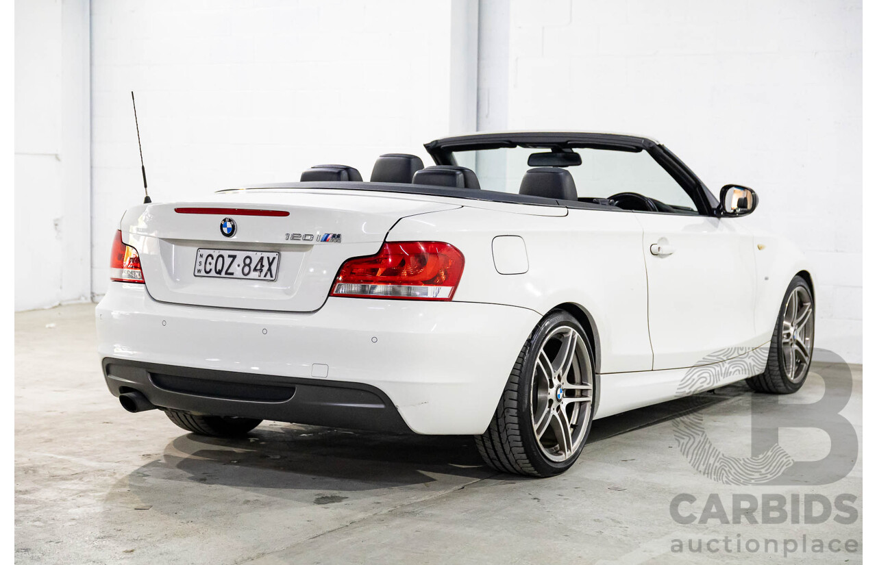 1/2014 BMW 120i M Sport E88 MY13 Update 2d Convertible Alpine White 2.0L