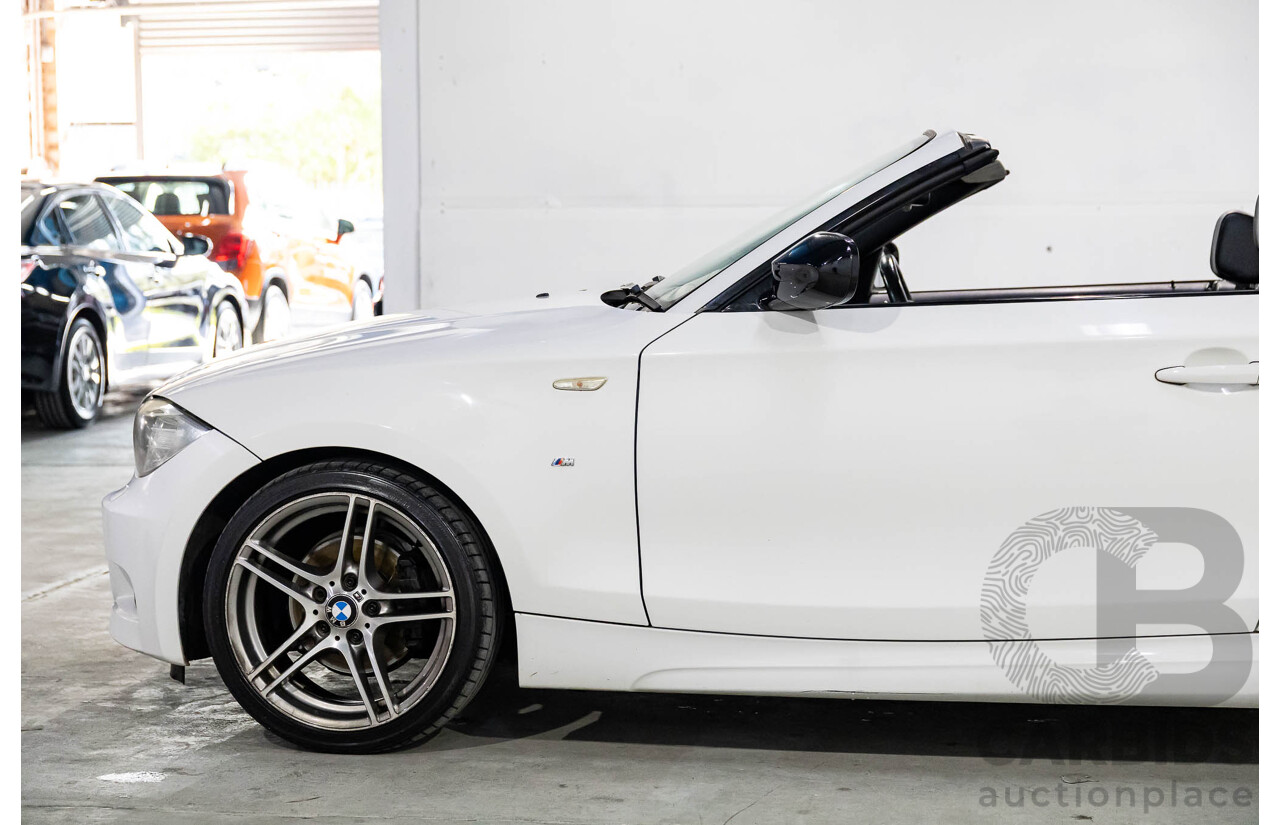 1/2014 BMW 120i M Sport E88 MY13 Update 2d Convertible Alpine White 2.0L