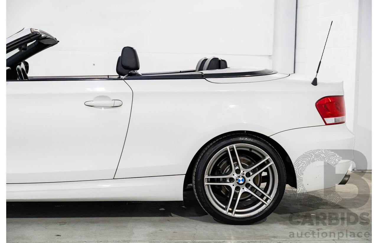 1/2014 BMW 120i M Sport E88 MY13 Update 2d Convertible Alpine White 2.0L
