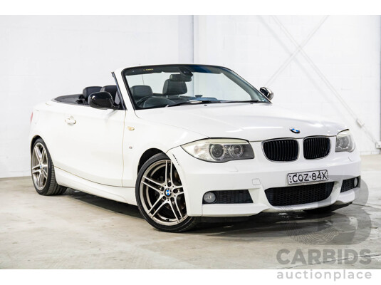 1/2014 BMW 120i M Sport E88 MY13 Update 2d Convertible Alpine White 2.0L