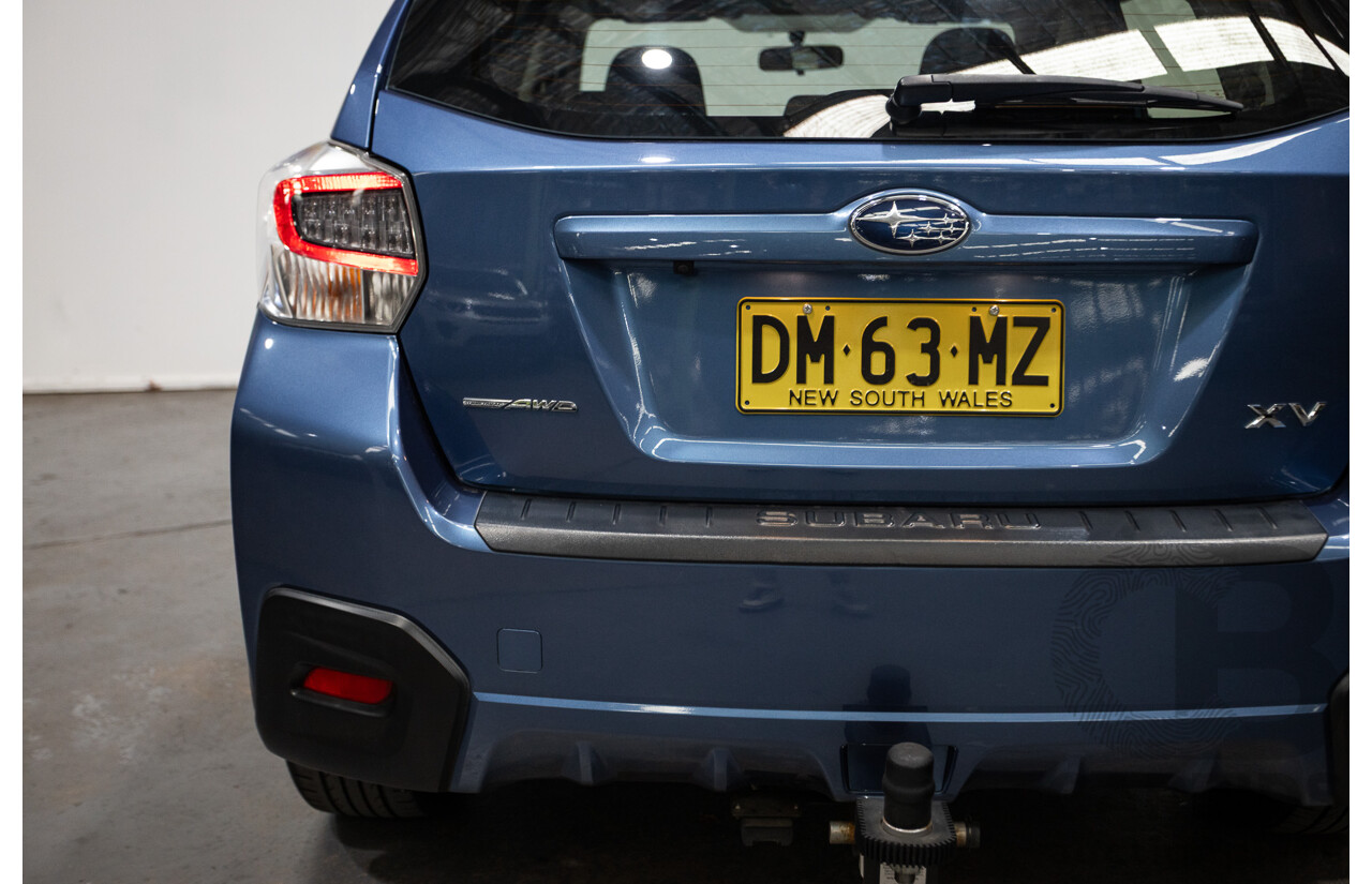 12/2016 Subaru XV 2.0i SPECIAL EDITION AWD MY17 4D Wagon Quartz Blue 2.0L