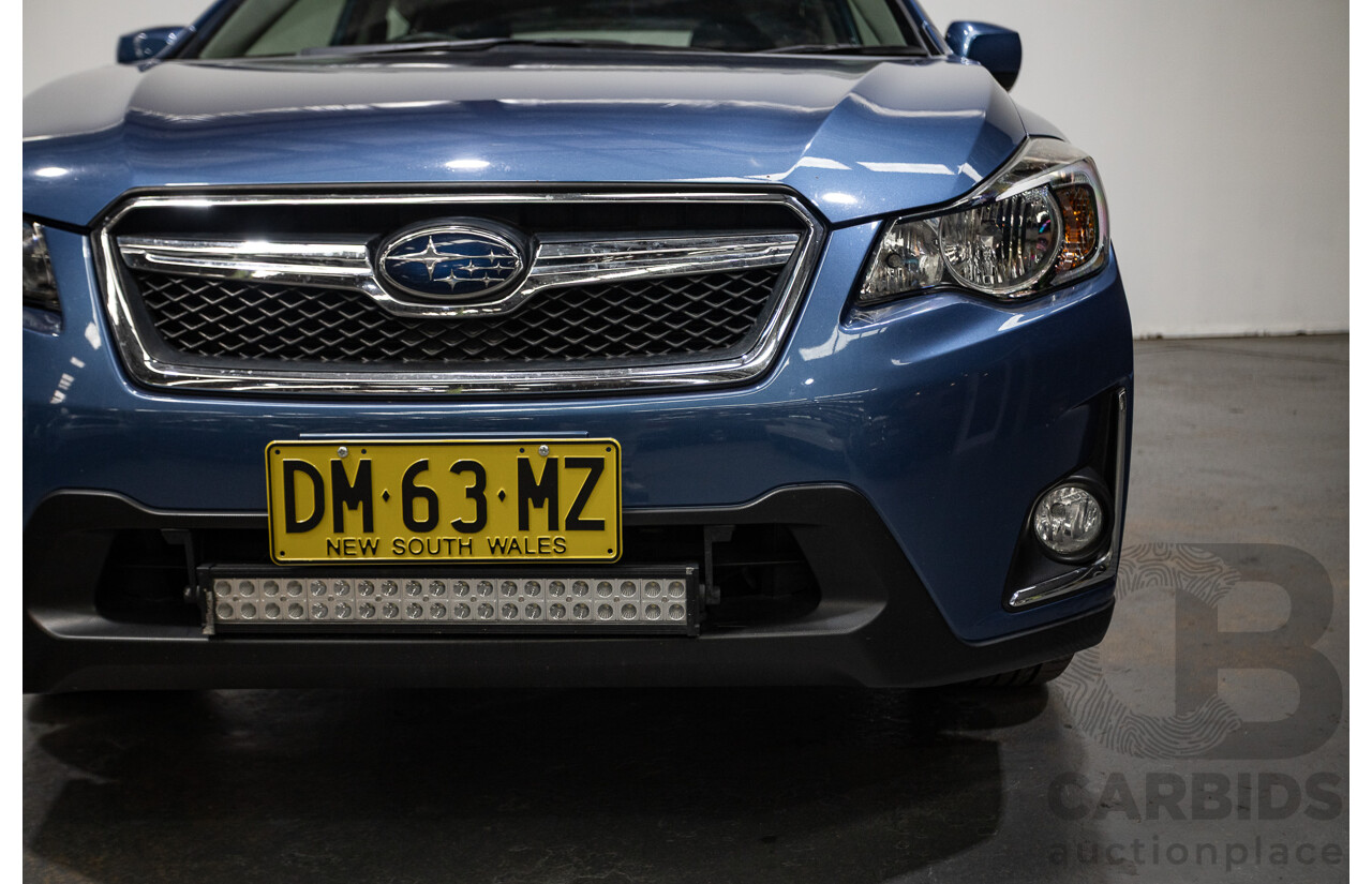12/2016 Subaru XV 2.0i SPECIAL EDITION AWD MY17 4D Wagon Quartz Blue 2.0L