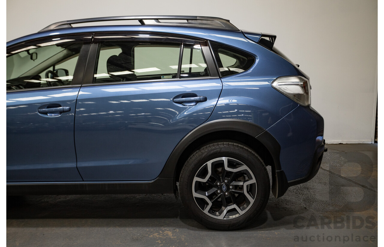 12/2016 Subaru XV 2.0i SPECIAL EDITION AWD MY17 4D Wagon Quartz Blue 2.0L