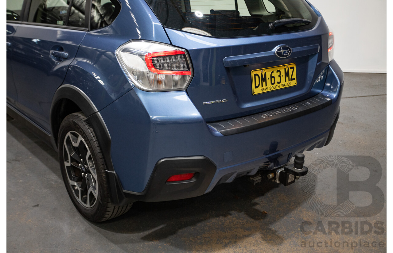 12/2016 Subaru XV 2.0i SPECIAL EDITION AWD MY17 4D Wagon Quartz Blue 2.0L