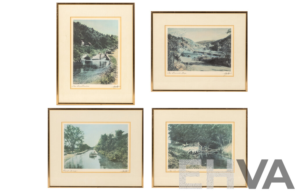 Frederick B. Hodges (19/20th Centuries, American, 1868-1955), Fantastic Set of Four Vintage 'Heritage Keepsake Prints' Nature Photographs, 38 x 29 & 30 x 36 cm (frames) (4)