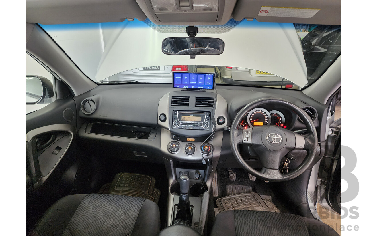 8/2012 Toyota Rav4 CV (2wd) ACA38R 4d Wagon Silver 2.4L