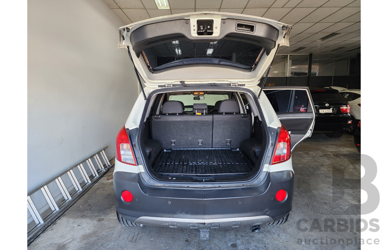 12/2011 Holden Captiva 5 (4x4) CG SERIES II 4d Wagon White 2.2L
