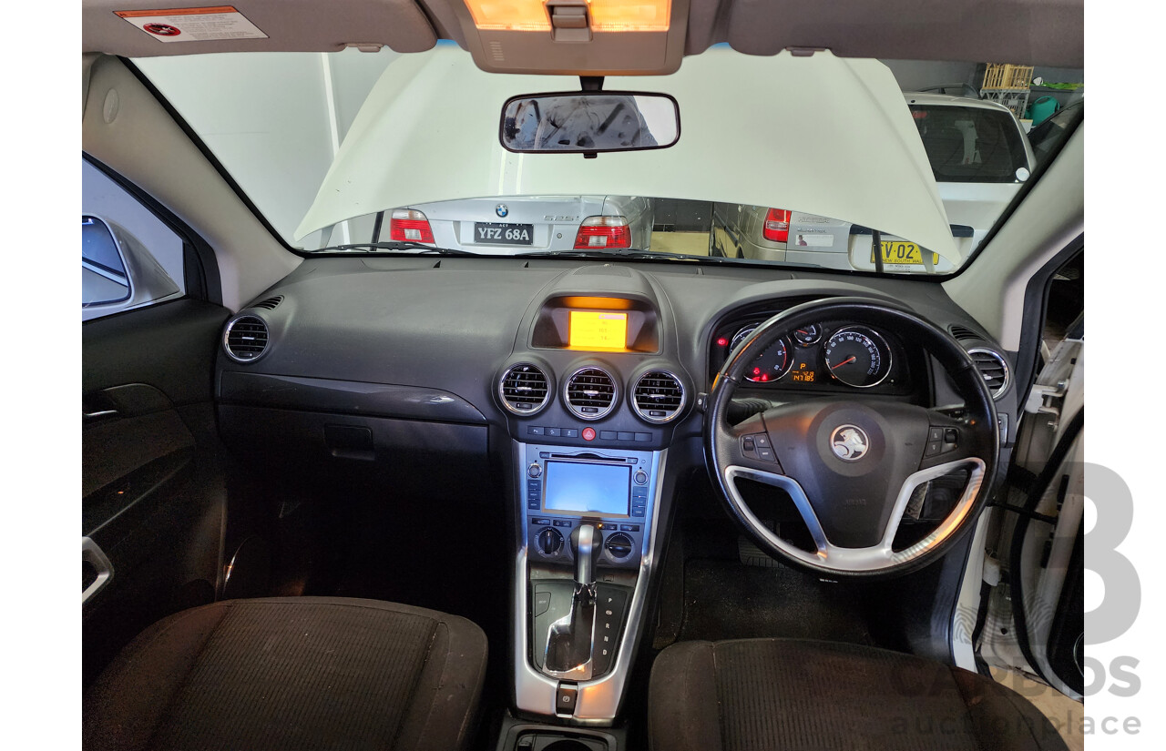 12/2011 Holden Captiva 5 (4x4) CG SERIES II 4d Wagon White 2.2L
