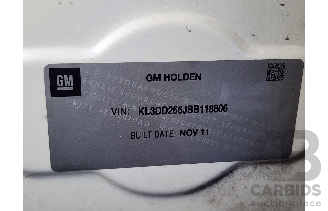 12/2011 Holden Captiva 5 (4x4) CG SERIES II 4d Wagon White 2.2L