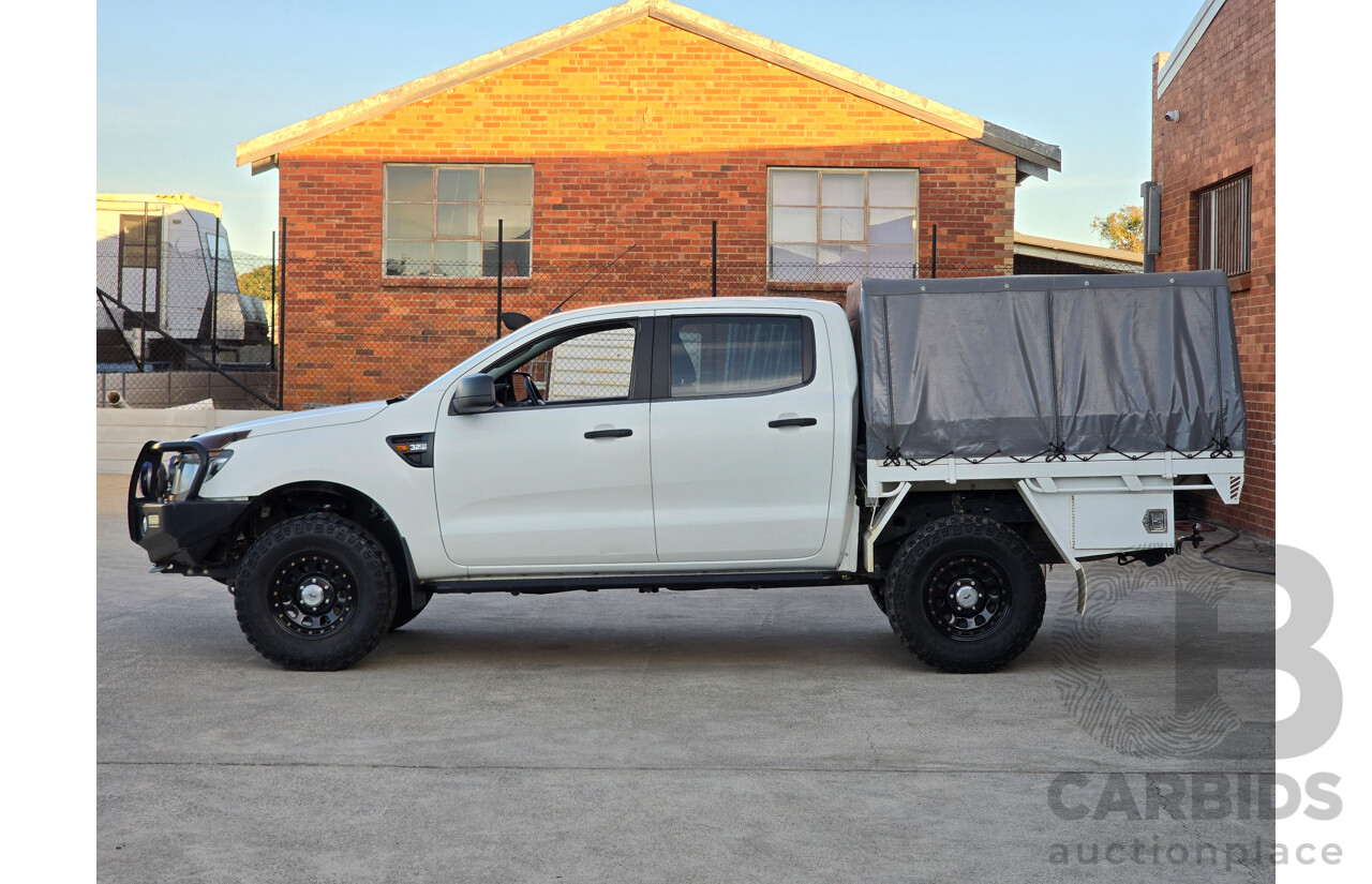1/2014 Ford Ranger XL 3.2 (4x4) PX 4d Dual C/Chas White Turbo Diesel 3.2L